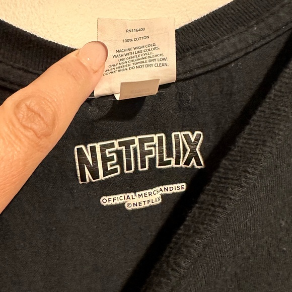 Netflix Original Stranger Things Hellfire Club Black T-Shirt Unisex Sz 3XL - Picture 4 of 4